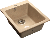 Кухонная мойка GranFest Practik 505, P-505 песочный